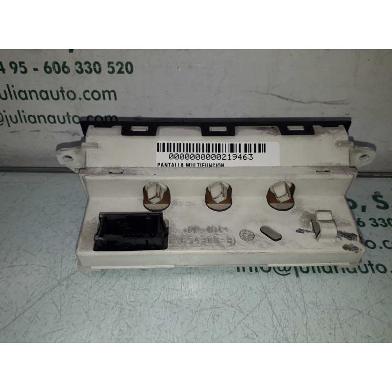 Recambio de pantalla multifuncion para citroen xsara berlina 1.9 d sx referencia OEM IAM 9643654377  