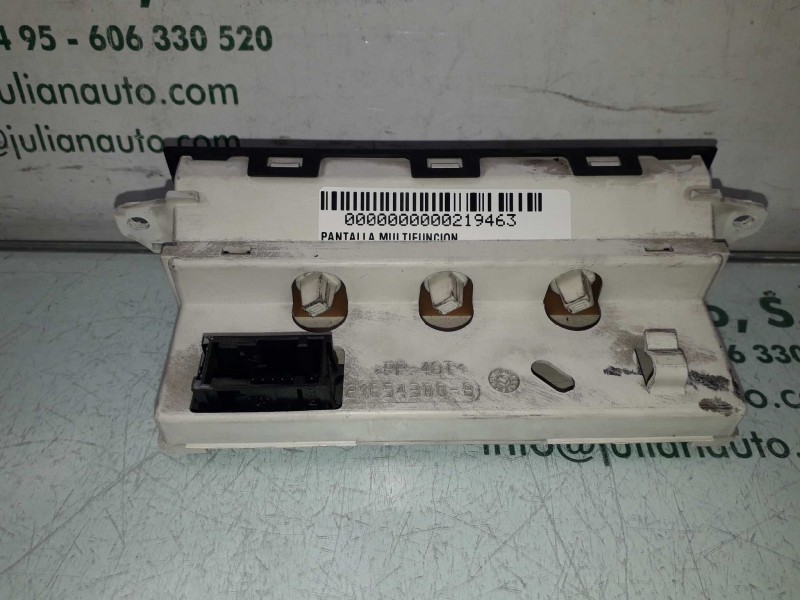 Recambio de pantalla multifuncion para citroen xsara berlina 1.9 d sx referencia OEM IAM 9643654377  