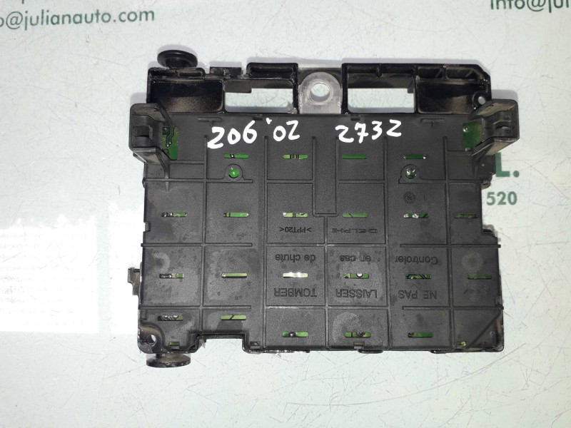 Recambio de caja reles / fusibles para peugeot 206 berlina x-line referencia OEM IAM 9650664180 BSM B2 DELPHI
