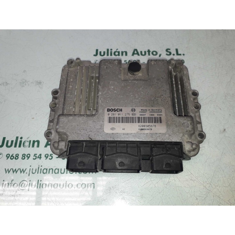 Recambio de centralita motor uce para renault megane ii berlina 5p confort authentique referencia OEM IAM 8200305678 0281011275 