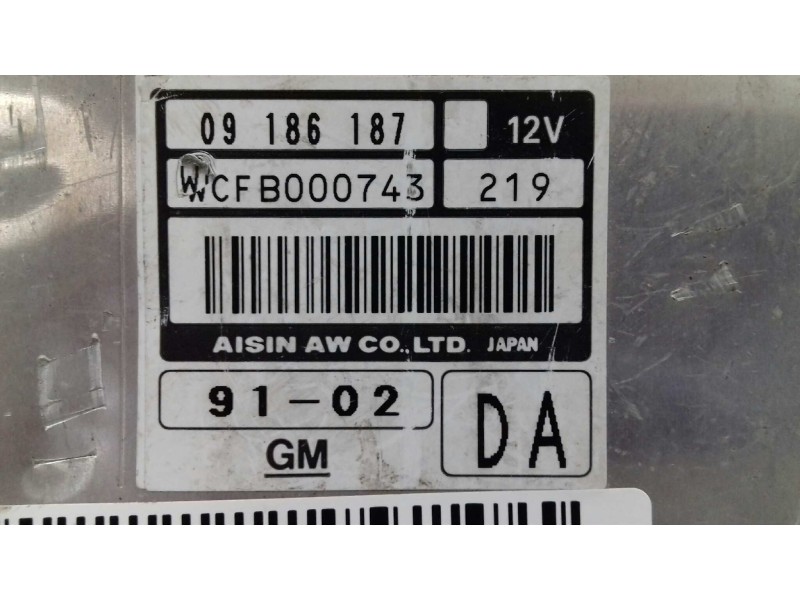 Recambio de centralita motor uce para opel vectra c berlina club referencia OEM IAM 09186187  