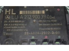 Recambio de centralita cierre para mercedes-benz clase e (w212) lim. e 200 cdi be dynamic edition (212.005) referencia OEM IAM A 2