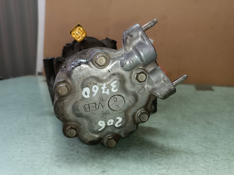 Recambio de compresor aire acondicionado para peugeot 206 berlina xs-line referencia OEM IAM 9655191580 SD6V12 SANDEN