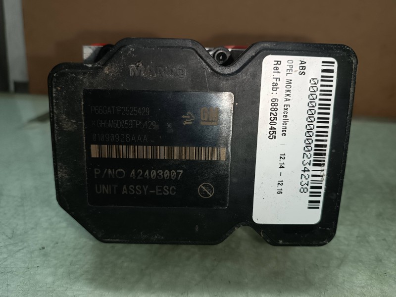 Recambio de abs para opel mokka excellence referencia OEM IAM 688250455 42403007 01090928AAA