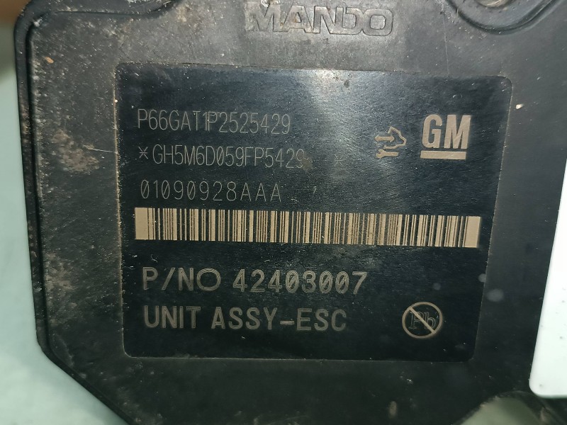 Recambio de abs para opel mokka excellence referencia OEM IAM 688250455 42403007 01090928AAA