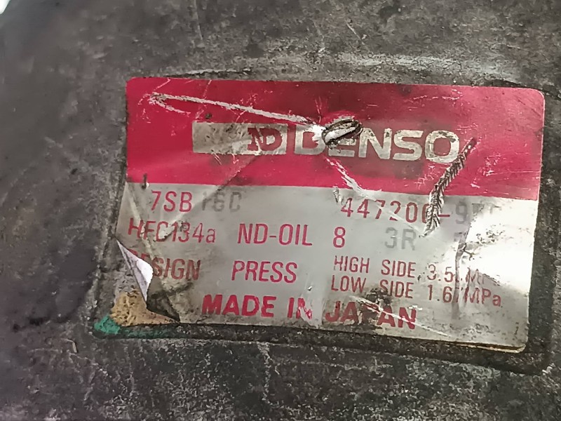 Recambio de compresor aire acondicionado para bmw serie 5 berlina (e39) 525tds referencia OEM IAM 4472009506 7SB16C DENSO