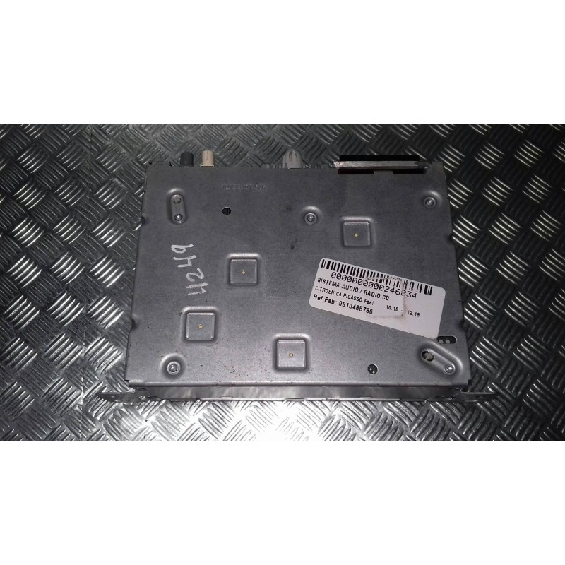 Recambio de sistema audio / radio cd para citroen c4 picasso feel referencia OEM IAM 9810485780  MAGNETI MARELLI