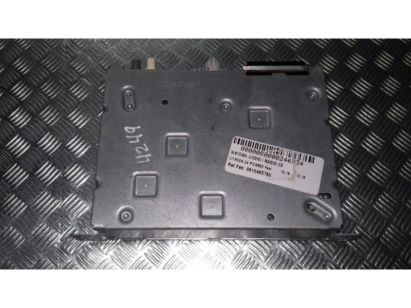 Recambio de sistema audio / radio cd para citroen c4 picasso feel referencia OEM IAM 9810485780  MAGNETI MARELLI