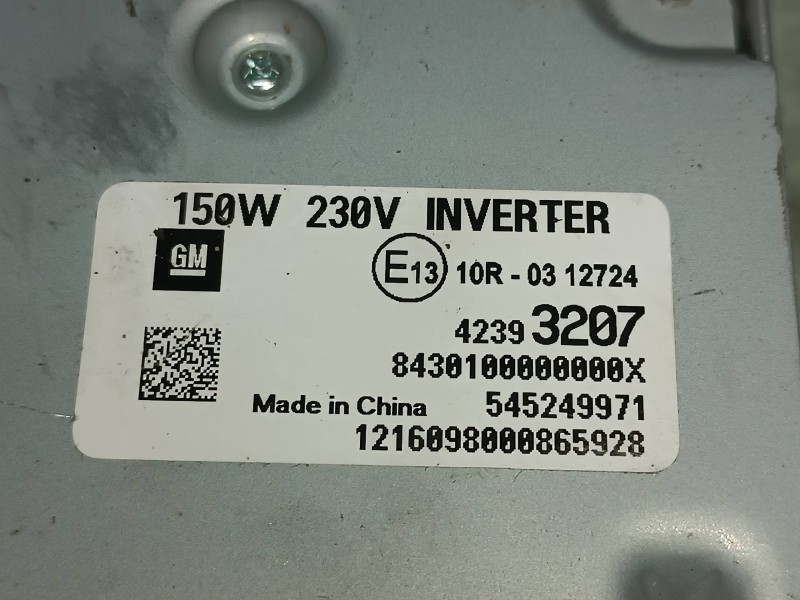 Recambio de modulo electronico para opel mokka excellence referencia OEM IAM 42393207 545249971 