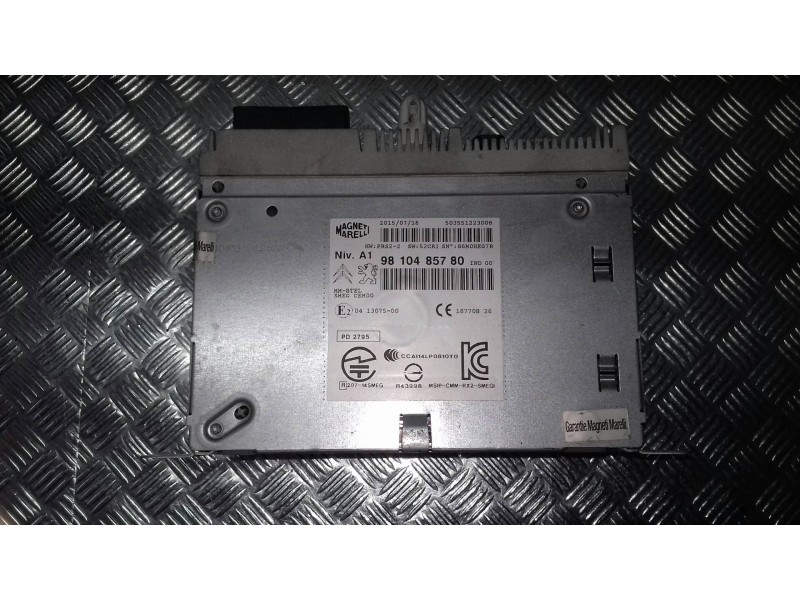 Recambio de sistema audio / radio cd para citroen c4 picasso feel referencia OEM IAM 9810485780  MAGNETI MARELLI