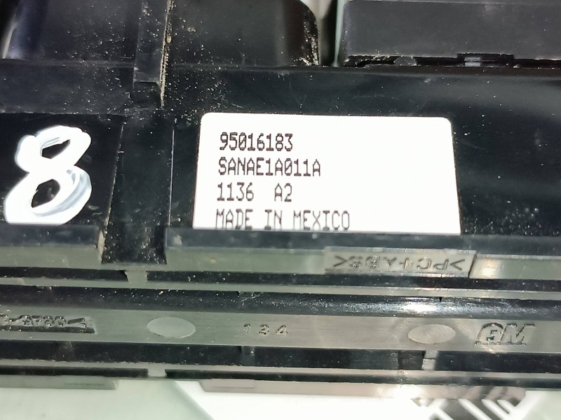 Recambio de warning para opel mokka excellence referencia OEM IAM 95016183  CONECTOR 10 PINES