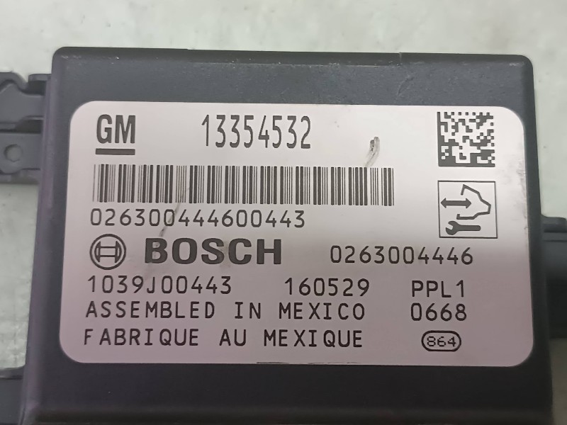 Recambio de modulo electronico para opel mokka excellence referencia OEM IAM 13354532 0263004446 BOSCH