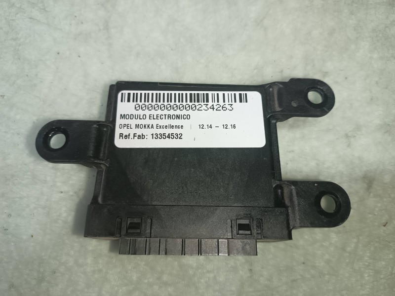 Recambio de modulo electronico para opel mokka excellence referencia OEM IAM 13354532 0263004446 BOSCH