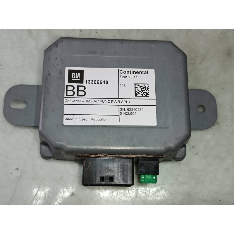 Recambio de modulo electronico para opel mokka excellence referencia OEM IAM 13306648 5WK50311 CONTINENTAL