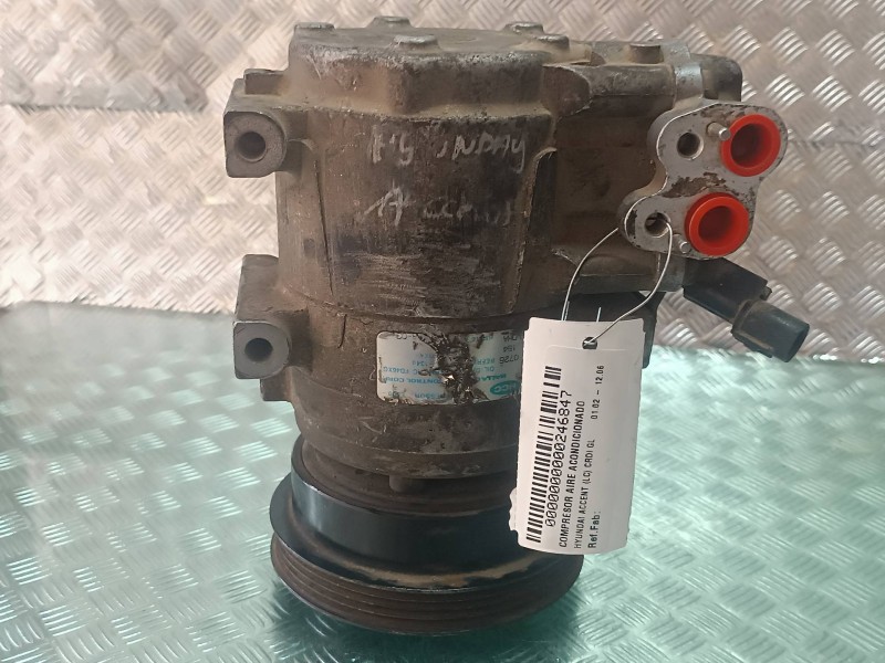 Recambio de compresor aire acondicionado para hyundai accent (lc) crdi gl referencia OEM IAM  FD46XG HALLE - HCC