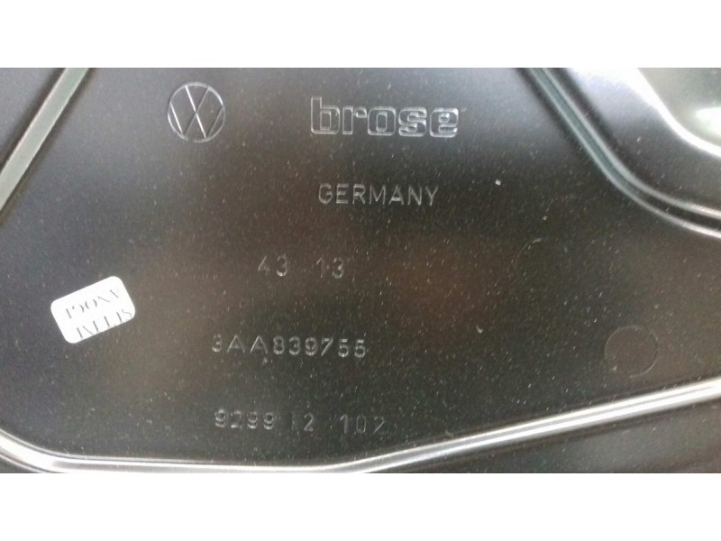 Recambio de elevalunas trasero izquierdo para volkswagen passat variant (365) edition referencia OEM IAM 3AA839755 929912102 134