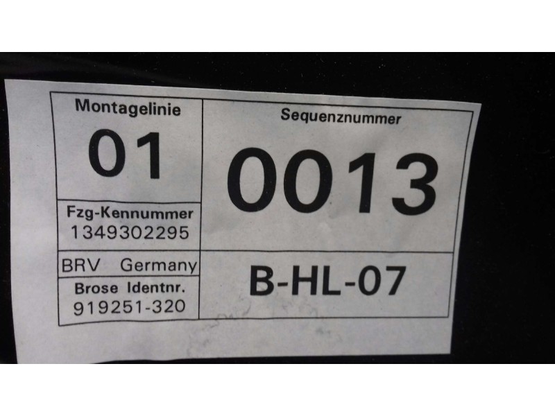 Recambio de elevalunas trasero izquierdo para volkswagen passat variant (365) edition referencia OEM IAM 3AA839755 929912102 134