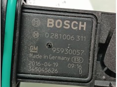 Recambio de caudalimetro para opel mokka excellence referencia OEM IAM 95930057 0281006311 BOSCH 2