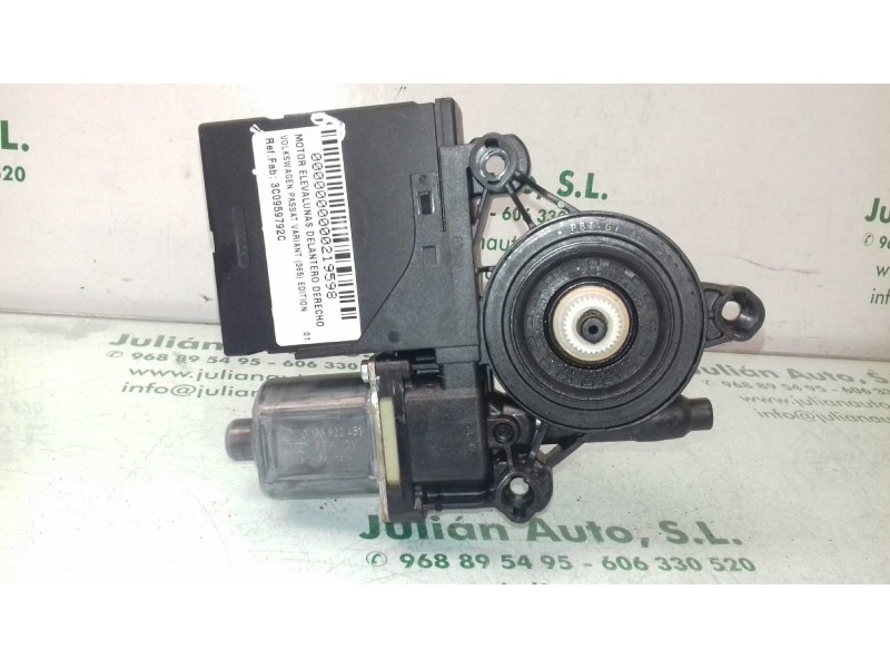 Recambio de motor elevalunas delantero derecho para volkswagen passat variant (365) edition referencia OEM IAM 3C0959792C 919191