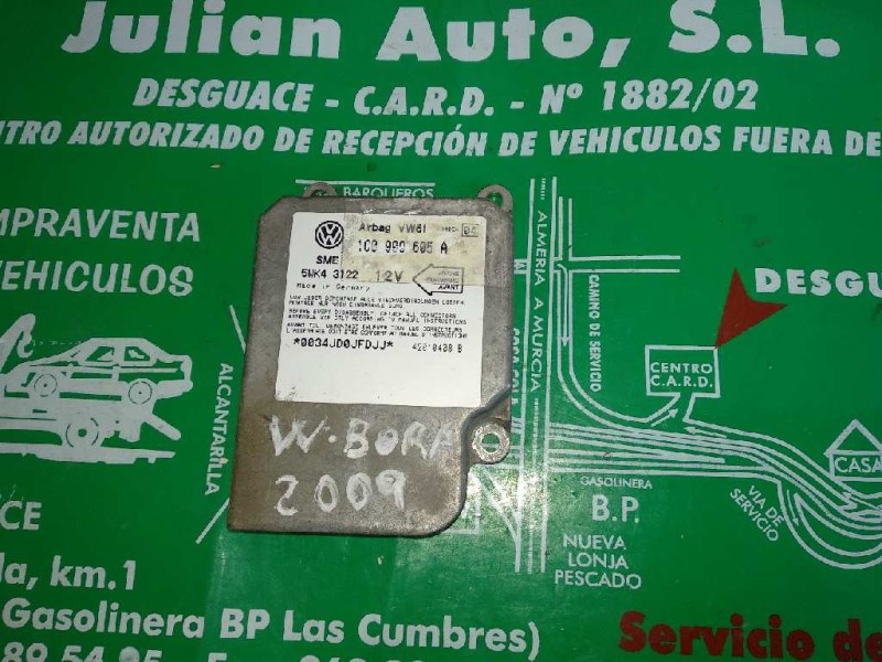 Recambio de centralita airbag para volkswagen bora berlina (1j2) highline referencia OEM IAM 1C0909605A 5WK43122 