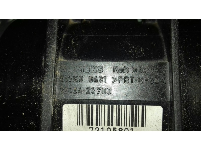 Recambio de caudalimetro para hyundai tucson (jm) 2.0 crdi comfort referencia OEM IAM 2816423700 5WK96431 SIEMENS Recambio de caudalimetro para hyundai tucson (jm) 2.0 crdi comfort referencia OEM IAM 2816423700 5WK96431 SIEMENS