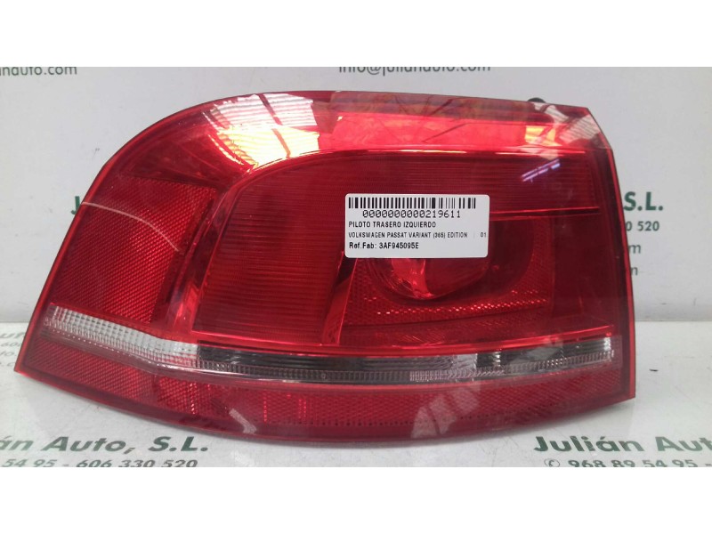Recambio de piloto trasero izquierdo para volkswagen passat variant (365) edition referencia OEM IAM 3AF945095E 605001 EXT - ALE