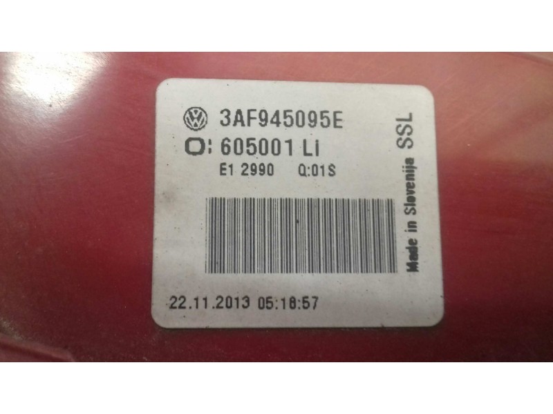 Recambio de piloto trasero izquierdo para volkswagen passat variant (365) edition referencia OEM IAM 3AF945095E 605001 EXT - ALE