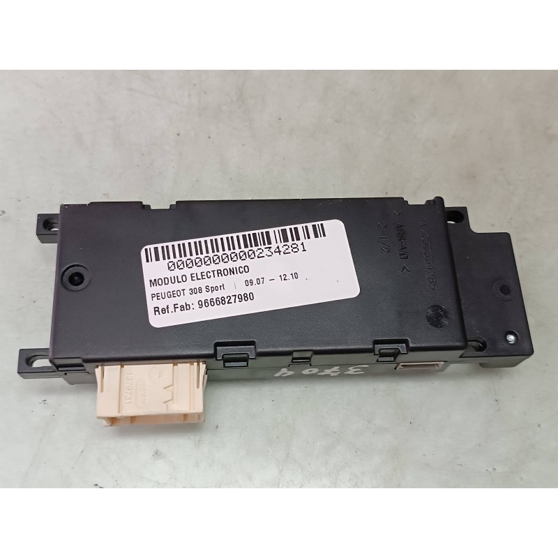 Recambio de modulo electronico para peugeot 308 sport referencia OEM IAM 9666827980 S180073002 CONTINENTAL