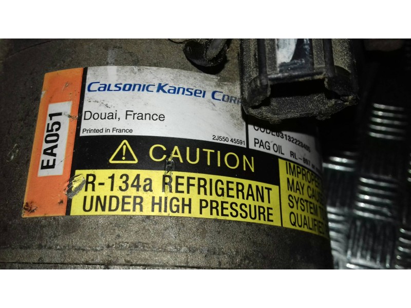 Recambio de compresor aire acondicionado para nissan primera berlina (p12) acenta referencia OEM IAM 92600BN301  CALSONIC