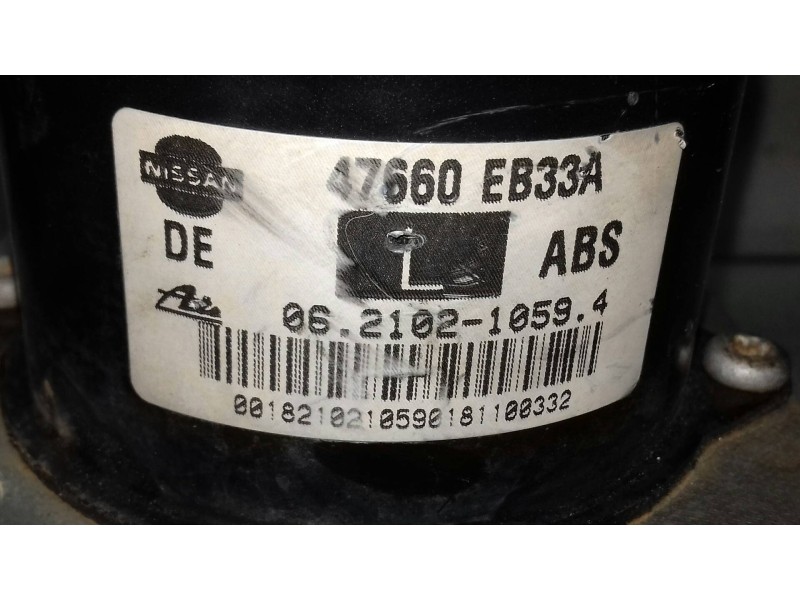 Recambio de abs para nissan navara pick-up (d40m) double cab xe 4x4 referencia OEM IAM 47660EB33A 06210210594 ATE