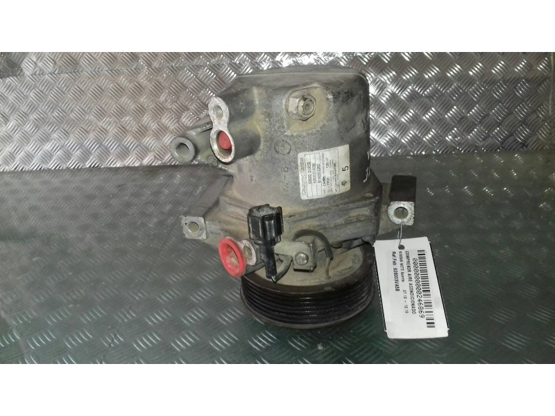 Recambio de compresor aire acondicionado para nissan note acenta referencia OEM IAM 926003VA5B CR08B CALSONIC