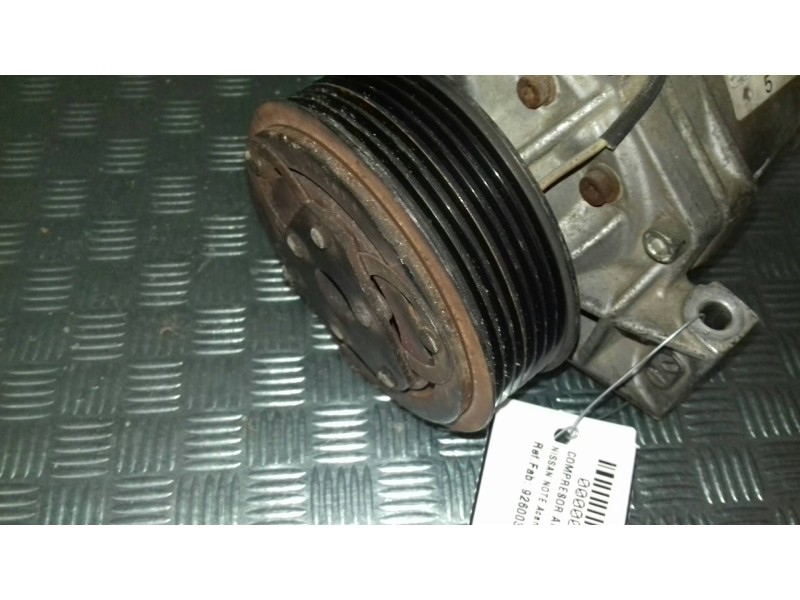 Recambio de compresor aire acondicionado para nissan note acenta referencia OEM IAM 926003VA5B CR08B CALSONIC