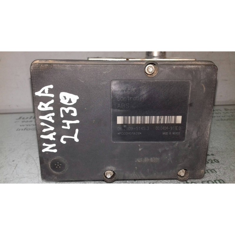 Recambio de abs para nissan navara pick-up (d40m) double cab xe 4x4 referencia OEM IAM 47660EB33A 06210210594 ATE