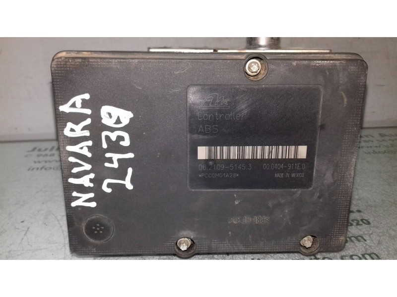 Recambio de abs para nissan navara pick-up (d40m) double cab xe 4x4 referencia OEM IAM 47660EB33A 06210210594 ATE