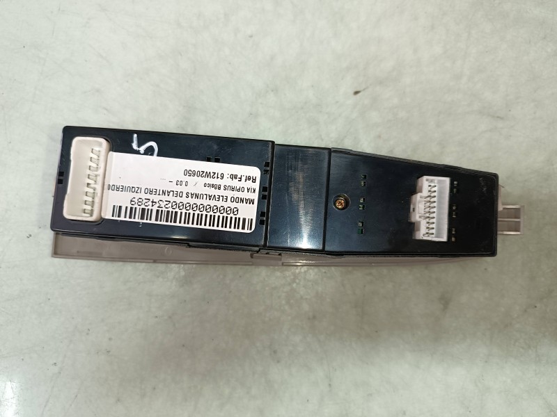 Recambio de mando elevalunas delantero izquierdo para kia opirus básico referencia OEM IAM 612W20650  