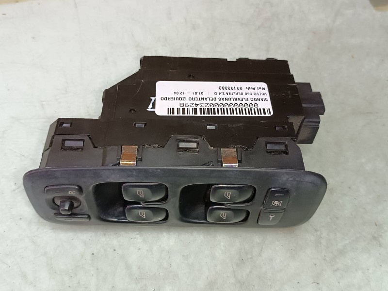 Recambio de mando elevalunas delantero izquierdo para volvo s60 berlina 2.4 d referencia OEM IAM 09193383  
