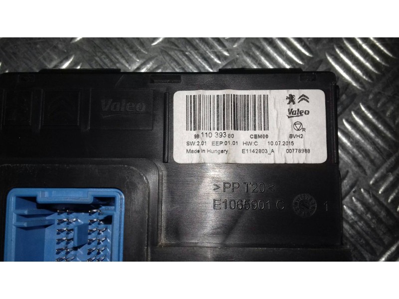 Recambio de modulo electronico para citroen c4 picasso feel referencia OEM IAM 9811039380  VALEO