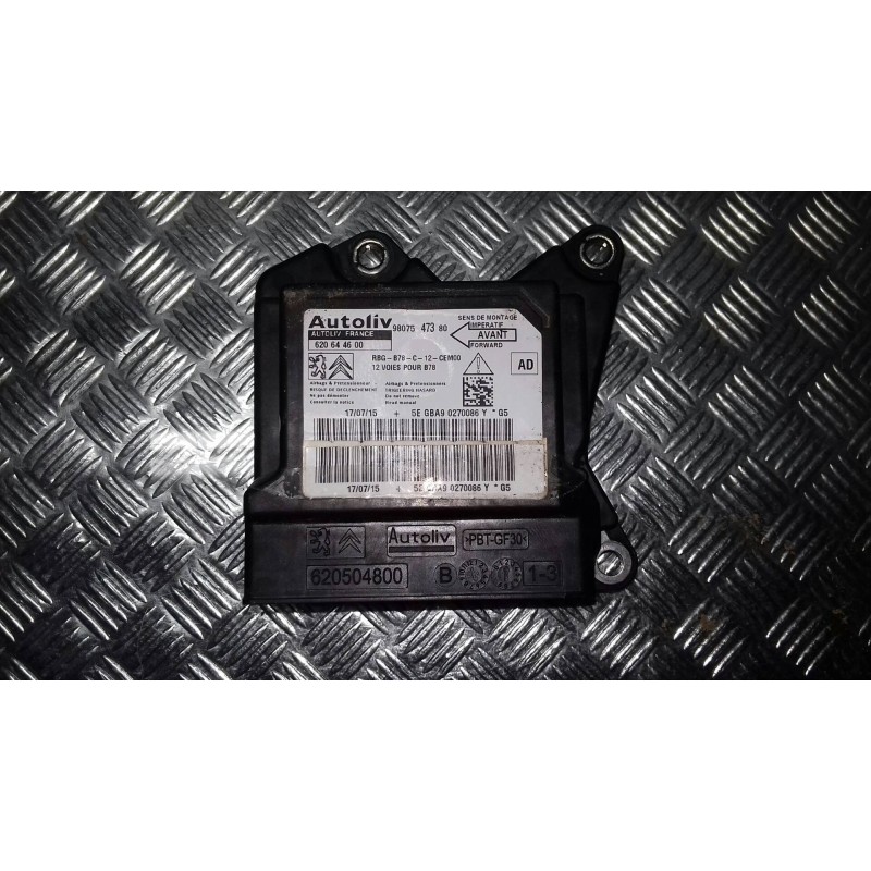 Recambio de centralita airbag para citroen c4 picasso feel referencia OEM IAM 9807547380 620644600 AUTOLIV