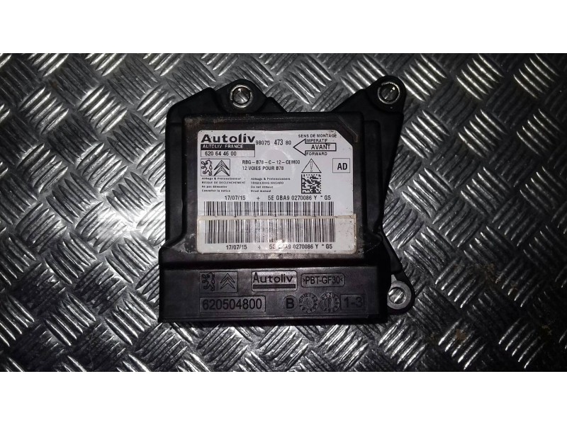 Recambio de centralita airbag para citroen c4 picasso feel referencia OEM IAM 9807547380 620644600 AUTOLIV