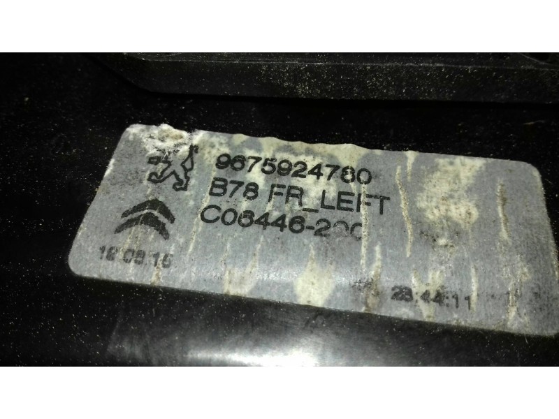 Recambio de elevalunas delantero izquierdo para citroen c4 picasso feel referencia OEM IAM 9675924780 C06446200 ELLECTRICO