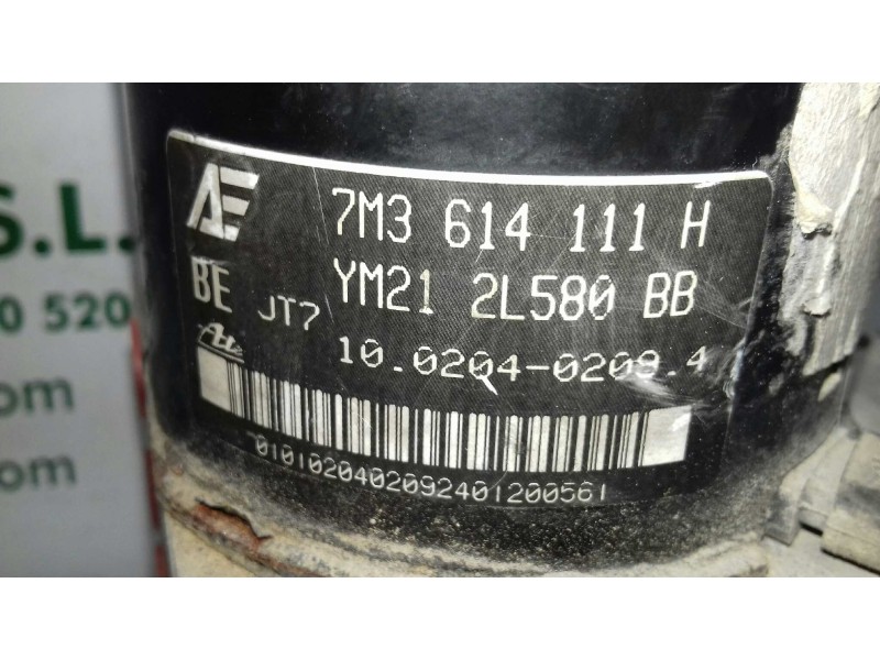 Recambio de abs para volkswagen sharan (7m6/7m9) advance referencia OEM IAM 7M3614111H 1J0907379P 10020402094