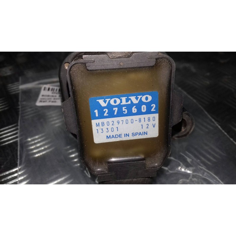 Recambio de bobina encendido para volvo s40 berlina 1.6 referencia OEM IAM 1275602 CONECTOR 2 PINES MB029700