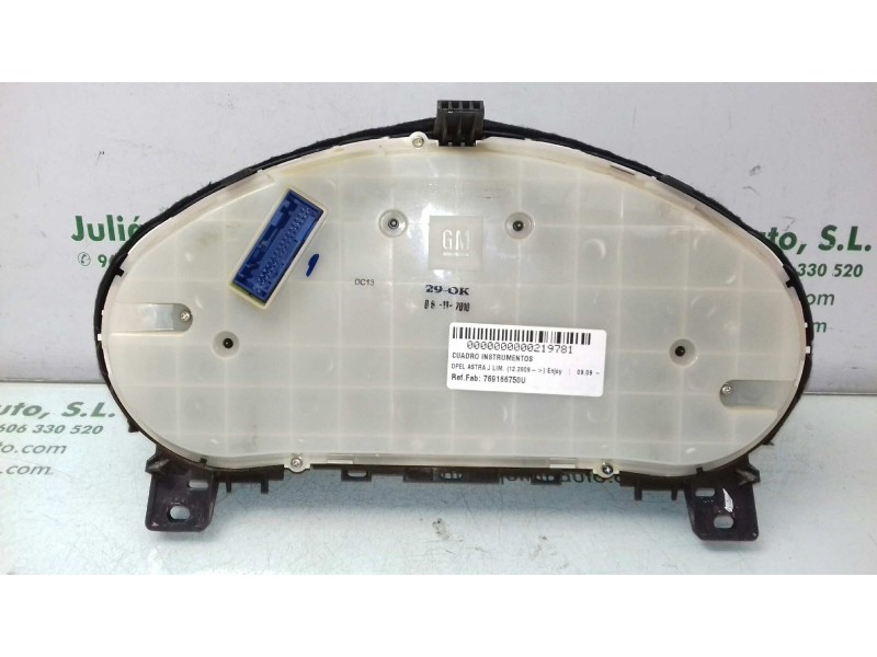 Recambio de cuadro instrumentos para opel astra j lim. enjoy referencia OEM IAM 769166750U 13355666 