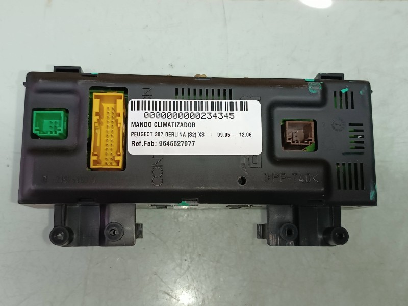 Recambio de mando climatizador para peugeot 307 berlina (s2) xs referencia OEM IAM 9646627977 281160303 BEHR