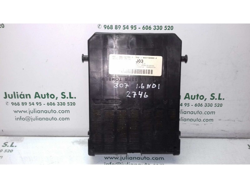 Recambio de centralita motor uce para peugeot 307 (s1) xt referencia OEM IAM 9651128880 0281011627 KIT - BOSCH