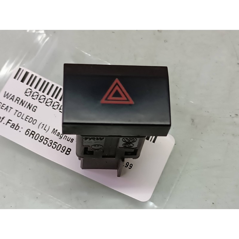 Recambio de warning para seat toledo (1l) magnus referencia OEM IAM 6R0953509B  CONECTOR 4 PINES