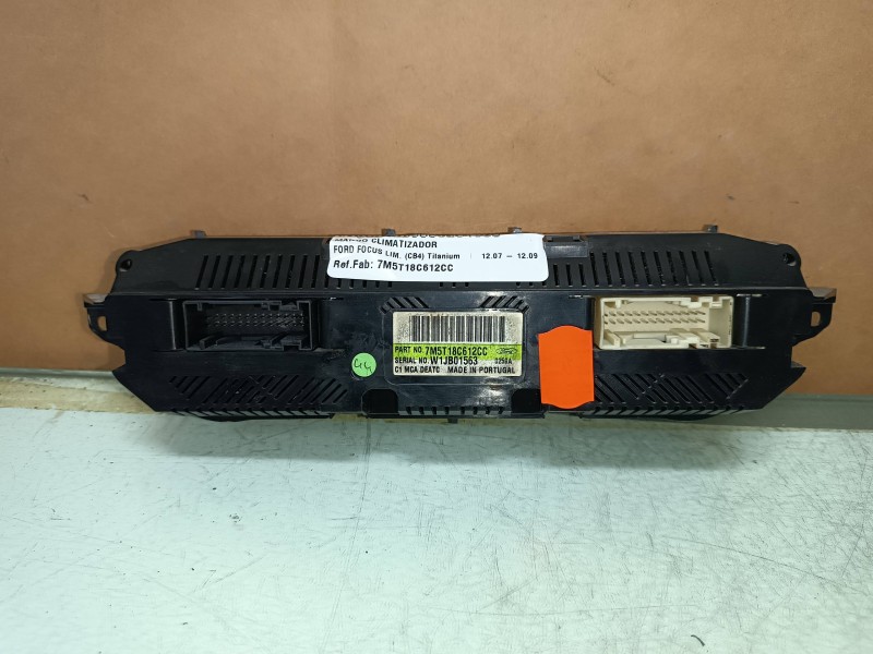 Recambio de mando climatizador para ford focus lim. (cb4) titanium referencia OEM IAM 7M5T18C612CC W1JB01563 
