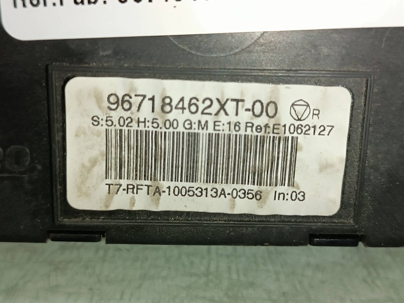 Recambio de mando climatizador para peugeot 308 sport referencia OEM IAM 96718462XT  VALEO