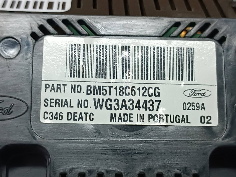 Recambio de mando climatizador para ford focus lim. (cb8) sport referencia OEM IAM BM5T18C612CG WG3434437 