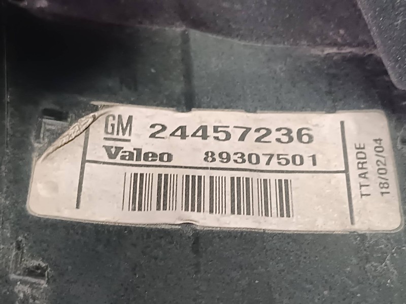 Recambio de piloto trasero derecho para opel corsa c blue line referencia OEM IAM 24457236  VALEO